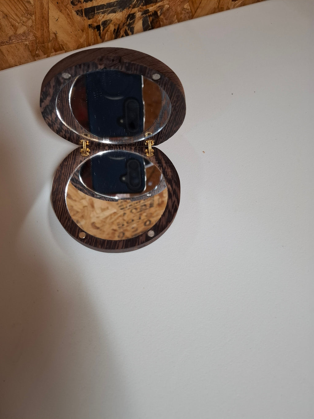 Forever Loved Mom CNC-Engraved Compact Mirror