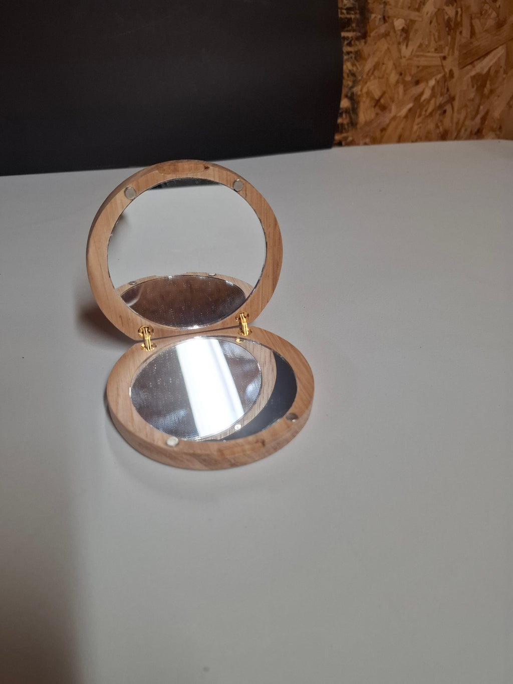 Forever Loved Mom CNC-Engraved Compact Mirror